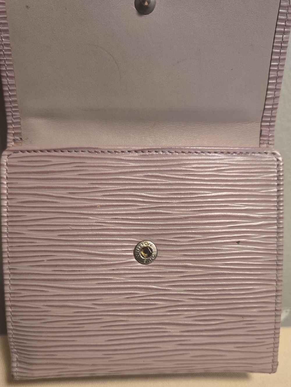 Louis Vuitton Lilac Epi Porte Monet Leather Wallet - Picture 6 of 14